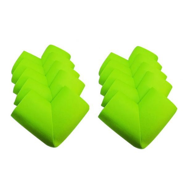 Corner Guards Ultra Soft For Your Child's Safety, Set of 10 Pieces / Green  Color