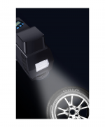 Air pump with flashlight - for car tires, bicycles, balls and floating collars works on the car's lighter or battery / NBX65 - Image 7