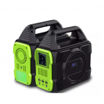 UPS OKA Power mobile power station in case of emergency, power outage and camping with high quality searchlight - OPS300 / Black X Green Color