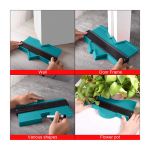 Contour measuring ruler for measuring angles and hard-to-reach places Size 38CM X 12CM / Turquoise Color - Image 3