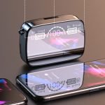 Sport Air-pods , touch screen, water resistant, LED screen, internal power bank, and digital indicator - V5.3 / Model M9 - Image 19