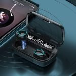 Sport Air-pods , touch screen, water resistant, LED screen, internal power bank, and digital indicator - V5.1 / Model M10 - Image 8