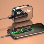 Sport Air-pods , touch screen, water resistant, LED screen, internal power bank, and digital indicator - V5.3 / Model M9 - Image 15