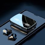 Sport Air-pods , touch screen, water resistant, LED screen, internal power bank, and digital indicator - V5.3 / Model M9 - Image 5
