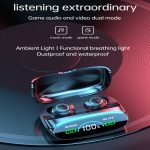 Sport Air-pods , touch screen, water resistant, LED screen, internal power bank, and digital indicator - V5.2 / Model M38 - Image 4