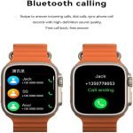 Smart Watch Ultra Touch Screen (49mm) 2.02" HD Display with NFC and Water Resistant - Model Ultra Watch / Orange Color - Image 3