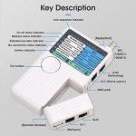Cable end tester to ensure the safety of connections RJ11 - RJ45 - USB - BNC / 4 In 1 - Image 2