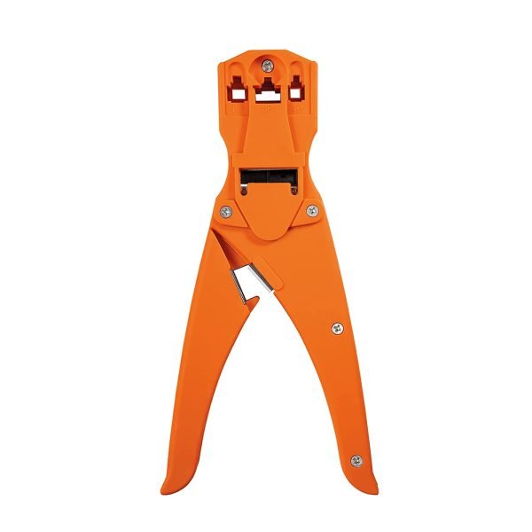 Telephone cable crimping tool with built-in wire cutter / Model SDS10