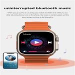 Smart Watch Ultra Touch Screen (49mm) 2.02" HD Display with NFC and Water Resistant - Model Ultra Watch / Orange Color - Image 4