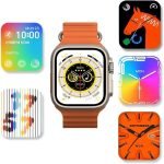 Smart Watch Ultra Touch Screen (49mm) 2.02" HD Display with NFC and Water Resistant - Model Ultra Watch / Orange Color - Image 6