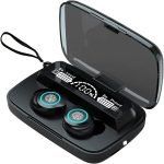 Sport Airpods , touch screen, water resistant, LED screen, internal power bank, and digital indicator - V5.1 / Model M17 - Image 3