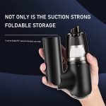 Cordless, foldable and rechargeable portable vacuum cleaner for car and home, 6000 Pa /120W -12V - Model/YJ-111 - Image 4