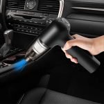 Cordless, foldable and rechargeable portable vacuum cleaner for car and home, 6000 Pa /120W -12V - Model/YJ-111 - Image 5
