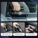Cordless, foldable and rechargeable portable vacuum cleaner for car and home, 6000 Pa /120W -12V - Model/YJ-111 - Image 7