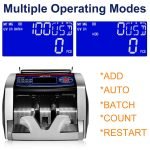 Cash Counting machine Money Counting & Detector - Digital Display & Control Buttons / Model 2825C - Image 2
