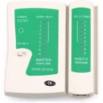 Cable ends tester and tracer to ensure the safety of RJ11 - RJ45 connections / Model 468