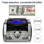 Cash Counting machine Money Counting & Detector - Digital Display & Control Buttons / Model 2825C - Image 6