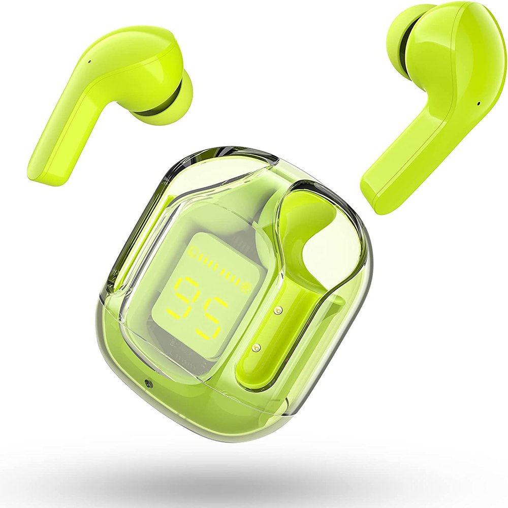 9sadhjsad9Z(D7s89dasdhsaudhysadsad78sadsa (3) Sport Airpods , touch screen, water resistant V5.3 / Model AIR 31 - Green Color - Image 1