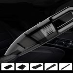 ⁦مكنسة كهربائية محمولة لاسلكية للسيارة والمنزل قابلة لإعادة الشحن 7.4V - 2000mAh - 8000Pa / موديل ZD-USB⁩ - الصورة ⁦5⁩