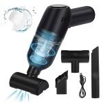 Portable cordless vacuum cleaner for Car & Home working rechargeable 7.4V - 2000mAh - 8000Pa / Model LT-101C