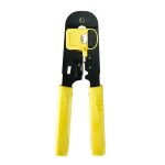 أداة تجعيد كابل مع قاطع أسلاك مدمج بها - CAT3 - CAT5 - CAT6 - RJ45 - RJ11 - RJ12  / موديل HS-208M