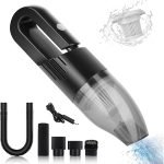 Portable cordless vacuum cleaner for Car & Home working rechargeable 7.4V - 2200mAh - 6000Pa / Model LT-105