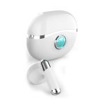 ⁦ايربودز رياضية تعمل باللمس مقاومة للماء شاشة  V5.3 - موديلR11 / لون ابيض⁩ - الصورة ⁦2⁩