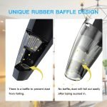 ⁦مكنسة كهربائية محمولة لاسلكية للسيارة والمنزل قابلة لإعادة الشحن 7.4V - 2000mAh - 10000Pa / موديل JY006⁩ - الصورة ⁦4⁩