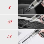 Portable cordless vacuum cleaner for Car & Home working rechargeable 7.4V - 2500mAh - 10000Pa / Model Q13 - Image 5
