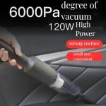 Portable cordless vacuum cleaner for Car & Home working rechargeable 7.4V - 2000mAh - 10000Pa / Model JY007 - Image 9