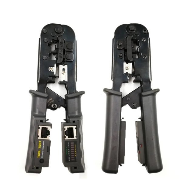 Cablenet Crimping Kit Cable Cutter, Bending and Cable Tester in One Device CAT3 – CAT5 – CAT6 – RJ45 – RJ11 – RJ12 - RJ22 / Model HS-N5684CR