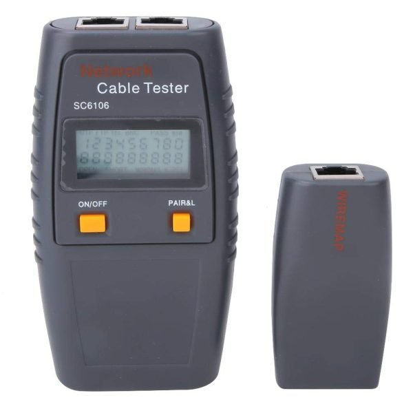 جهاز اختبار وتعقب اطراف الكابلات للتاكد من سلامة التوصيلات - RJ45-RJ11  / موديل SC6106