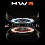 ⁦ساعة سمارت HW8 برو ماكس  تعمل باللمس شاشة 2.02 بوصة HD عالية الدقة مزود بتقنية NFC ومقاومة للماء - موديل HW8 برو ماكس/ لون وردي⁩ - الصورة ⁦11⁩