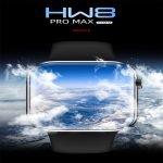 ⁦ساعة سمارت HW8 برو ماكس  تعمل باللمس شاشة 2.02 بوصة HD عالية الدقة مزود بتقنية NFC ومقاومة للماء - موديل HW8 برو ماكس/ لون وردي⁩ - الصورة ⁦5⁩
