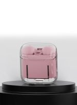 Sport Air-pods , touch screen, water resistant, LED screen, and digital indicator V5.3 / Model AIR 32 - Pink Color - Image 6