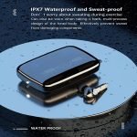 Sport Airpods , touch screen, water resistant, LED screen, internal power bank, and digital indicator - V5.1 / Model M19 - Image 8