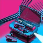 Sport Airpods , touch screen, water resistant, LED screen, internal power bank, and digital indicator - V5.1 / Model M19 - Image 3