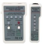 Cable ends tester and tracer to ensure the safety of RJ45 connections / Model XT-248