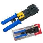 ⁦أداة تجعيد كابل مع قاطع أسلاك مدمج بها RJ11 - RJ12 - RJ45 - CAT3- CAT5E - CAT6   / موديل EZ⁩ - الصورة ⁦5⁩