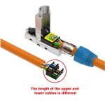 CAT6 - RJ45 Kit - 1 Pieces Metal  / Model CCV12 - Blue Color - Image 3