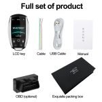 ⁦مفتاح ذكي للسيارات التي تعمل ببصمة فقط - مزود بشاشة LCD جودة عالية للتحكم الوظائف الرئيسية للسيارة من الداخل / موديل B-ONE⁩ - الصورة ⁦11⁩