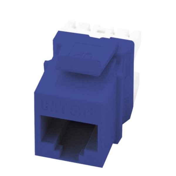 لقمة RJ45 - CAT6 عدد 1 قطعة PVC عالي الجودة / موديل HGF10 - لون ازرق