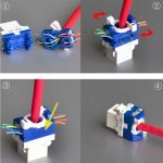 ⁦لقمة RJ45 - CAT6 عدد 1 قطعة PVC عالي الجودة / موديل GGB6⁩ - الصورة ⁦2⁩