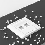 ⁦غطاء اتنين مخرج الانترنت والتليفونات / موديل CCV20⁩ - الصورة ⁦4⁩