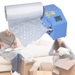 Bubble bag and bubble bag making machine with high speed and quality, with a roll of gift bags with the product / Model YD-909 - Image 5