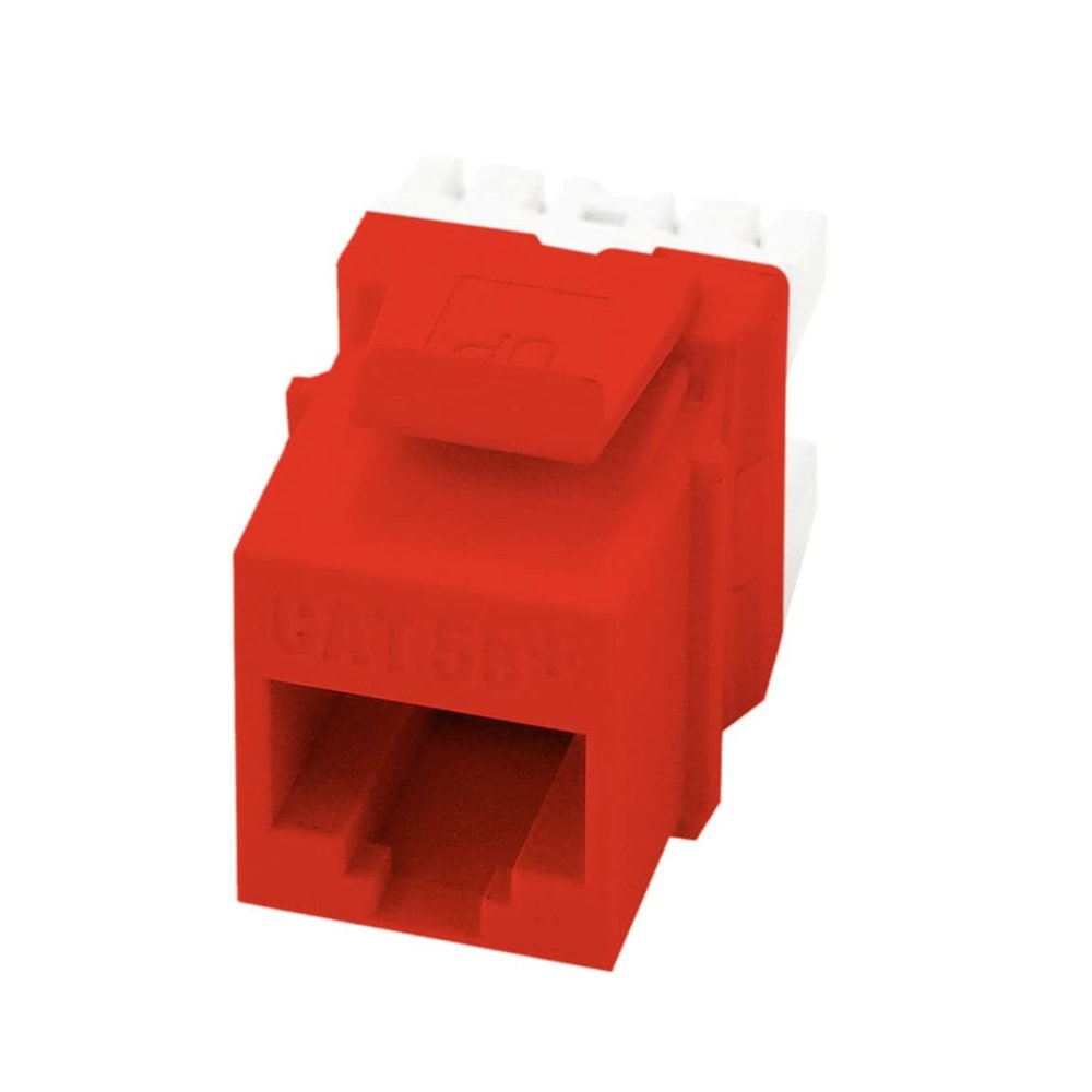 dsa455ads45d لقمة RJ45 - CAT6 عدد 1 قطعة PVC عالي الجودة / موديل HGF10 - لون احمر - الصورة 1