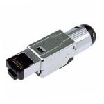 ⁦طقم RJ45 - CAT6 عدد 1 قطعة معدن عالي الجودة / موديل VTX2 - لون اسود⁩ - الصورة ⁦7⁩