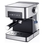 Espresso maker 850 watts, 20 bar pressure, with barista filter holder, milk frother, double nozzle, removable drip net, 1.6 liter water tank, heating plate (touch) / Model CM6863
