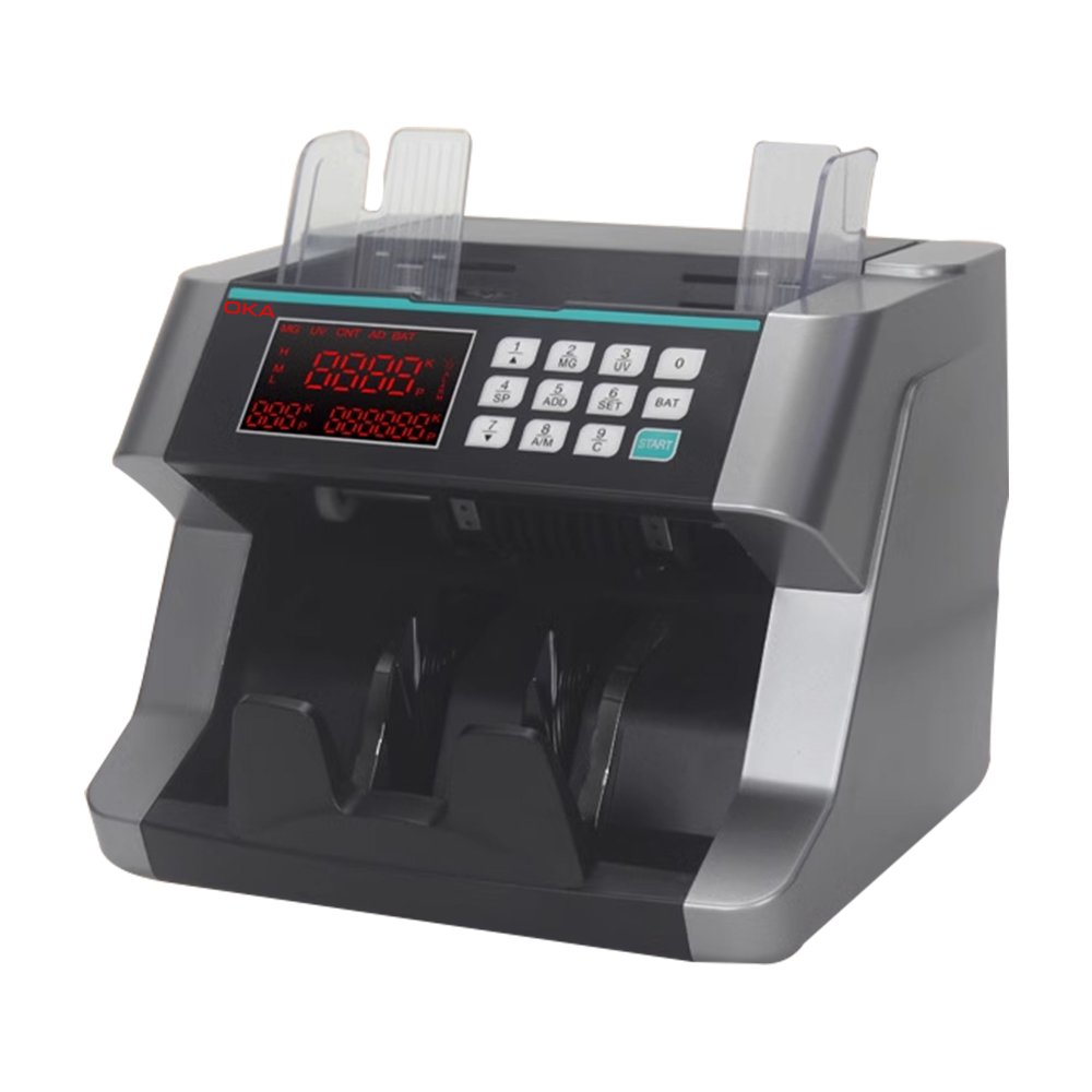 sa41d251as231as23d1s3a OKA Cash Counting machine Money Counting & Detector - External Digital Display / Model 8008 - Image 1