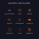 ThinkPlus Bluetooth 5.0 Touch Air Pods with HD Microphone. 250 mAh battery. HD stereo sound / Model XT95 Pro- Beaje *Clear Color - Image 2
